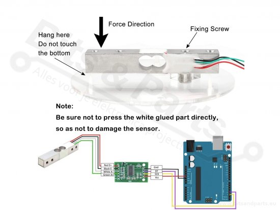 Weight sensor / Weigh cell / Load cell Bar 1kg